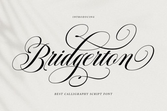 Bridgerton Font: Elegant Typography for Period Drama Projects