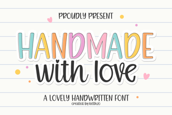 Handmade with Love Font for Creative Projects