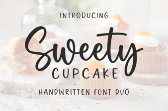 Sweet Cupcake Font for Creative Bakery Designs