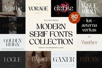 Elegant Modern Serif Fonts for Creative Projects