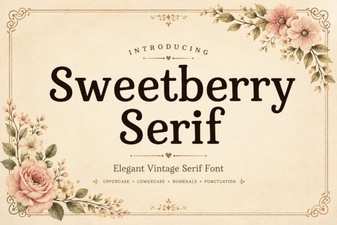 Sweetberry Serif Font for Elegant Typography Projects